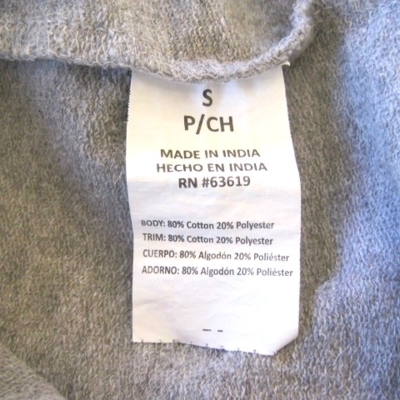 Bebe Sport Sweatshirt Tunic Top - Picture 6 of 7